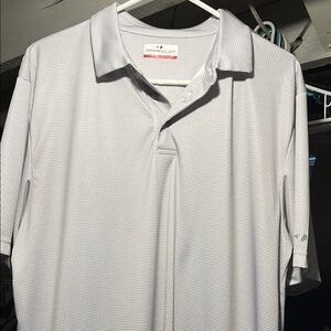 Grand Slam Men's White Checkered Shirt